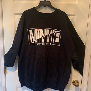 Minnie Black & White Disney Sweatshirt